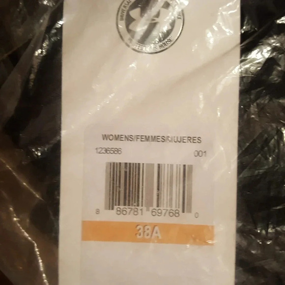 38A BRAND NEW Under Armour Protegee Zip-Front WireFree Sport Bra NWT - Picture 14 of 16